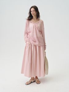 epoque de rueen | French Style Lazy Bow Design Knitted Sweater
