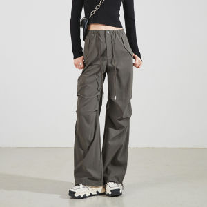 ESE·Y | High Waisted Skinny Wide Leg Womens Cargo Pants Rope