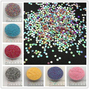 Dot Shape PVC Loose Sequins Glitter Paillettes for Nail Art Manicure Wedding ConfettiAccessories for Ornament 20g 1mm
