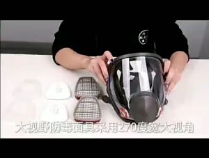 Masker Respirator 6800 Gas Mask 6800 Full Face N95 Cotton Filter 6001 6001CN Cartridge