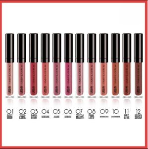 implora lipcream matte sebok mix campur warna isi 12pcs