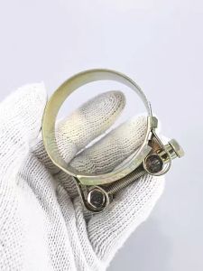 01 Đai xiết ống tròn chịu tải bằng sắt chống gỉ dùng bulong xiết rất chắc chắn (cỡ lớn D131-252mm tùy chọn)