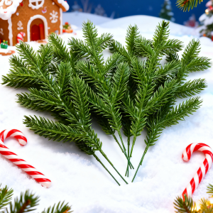 20/40 pcs Artificial Plants Christmas Tree Filler Home Bedroom Wedding Vase Wreath Outdoor Garden Yard Decor Wedding Accessories