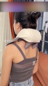 Massager Folding Neck and Shoulder Massager with Heat Compress - Portable Lightweight and Effective Relief for Neck & Shoulder Pain