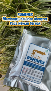 RUMINEX Obat Diare Mencret Kambing Cempe Sapi Domba Kemasan 100gr