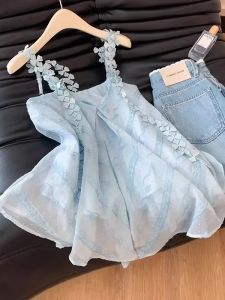 Summer 2025 New Style Sleeveless V-Neck Loose Womens Vest Top Outerwear Slimming Casual Fashion Commute Loose Fit Outerwear