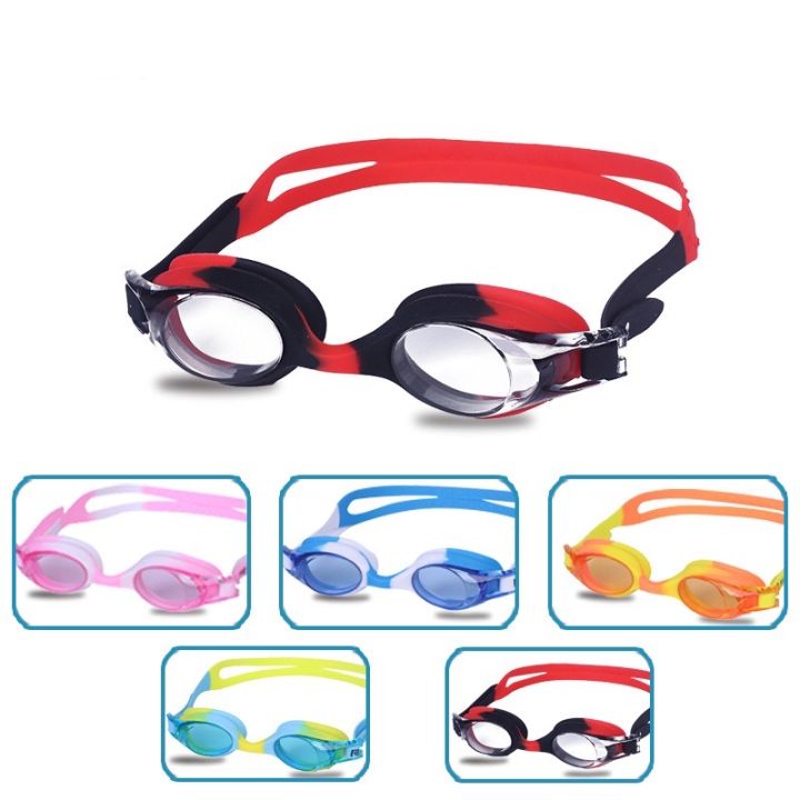 Kids Goggles swimming competition waterproof original goggles（4-10 yrs ...