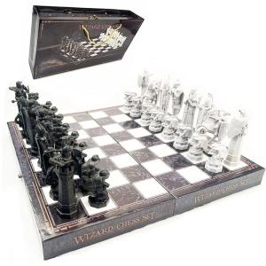 Harry Potter Magnetic Chess Set Wooden Foldable Table Game New Toy Card Game International Chess with Attraction Feature