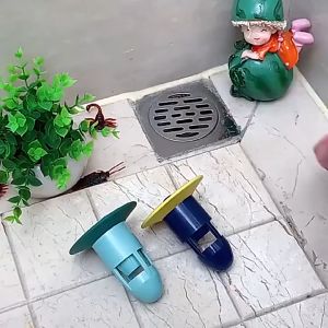 Elastik Anti-Debris Insect Proof Floor Drain Covers with Vortex Insect Trap & Weather-Sealing Waterproof