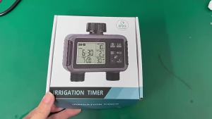 Dual Zone Independent Smart LCD Display Garden Watering Timer Atomization Spray Kit Mist Cooling System Irrigation Controller