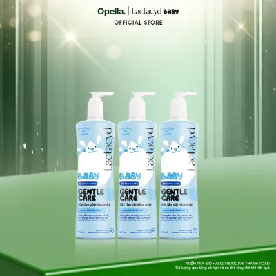 Bộ 3 Sữa Tắm Gội Trẻ Em Lactacyd Baby Gentle Care Bảo Vệ Dịu Nhẹ Cho Làn Da Nhạy Cảm 500ml/chai