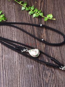 สร้อยคอพวงกุญแจพระพุทธเจ้าแบบปรับได้สำหรับทั้งชายและหญิง เครื่องประดับแฟชั่นแบบแฮนด์เมด โซ่ติดตัวแบบคู่ โซ่ติดตัวแบบปรับได้