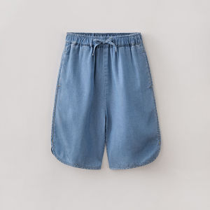 Marc&Janie | Soft Tencel Girls Wide Leg Cropped Pants