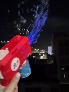 【IMOMOTO BABY】Halloween Gift Fully automatic childrens bubble gun party wedding atmosphere outdoor fireworks bubble machine girl toy