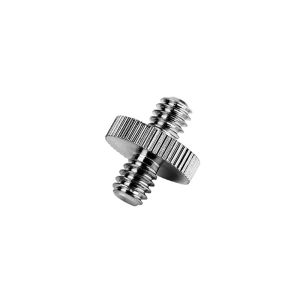 For Camera 1/4" Male To 1/4" Male Tripod Mic Screw Threaded Standard Stud Mount Threade Light Stand Screws Double Head Converter