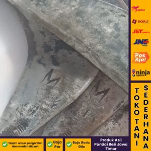 Arit Baja Lokal Serbaguna Gagang Kayu Baja Per Tanpa Karat