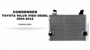 แผงแอร์ โตโยต้า วีโก้ ดีเซล ปี 2004 - 2015 CD0143 CONDENSER TOYOTA VIGO DESEL 04-15 คอนเดนเซอร์ แผงคอยล์ร้อน แอร์ รถยนต์