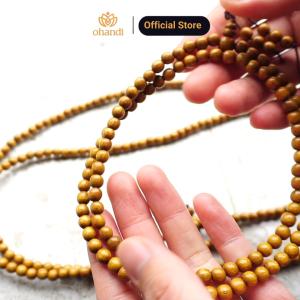 Chuỗi Vòng Tràng 108 Hạt Gỗ Nhỏ 6mm – Vòng đeo tay trang sức hàng thủ công (Gif)