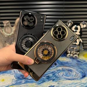 Vivo X90 pro Phone Case New Electroplating Mesh Heat Dissipation Anti-stress Male Female Version Breathable Protective Cover