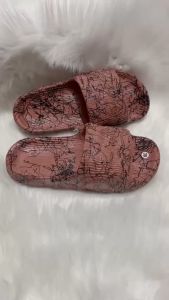 Dép đúc quai ngang nam nữ Duwa chất liệu eva mềm dẻo siêu nhẹ thiết kế vân gỗ sọc đế ma sát chống trơn trượt