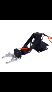 4 Dof Unassembled Robot Arm With Claw Gripper Aluminum Alloy Manipulator Servo Bracket Mechanical Claw For Arduino Robot DIY Kit Aluminum alloy for Arduino 4 DOF mechanical arm manipulator steering gear support mechanical claw
