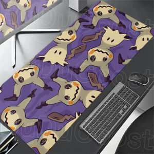 Bandai | Pokemon Cartoon Mousepad with Lock Edge Rubber Table Mat HD Large Carpet 30x60cm Cute Mimikyu Laptop Non-slip Gamer Keyboard Pad