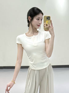 Quần Áo Khiêu Vũ Hiện Đại Tay Ngắn Tập Luyện Quần Áo Khiêu Vũ Thể Dục Hàng Ngày Quần Áo Tập Luyện Khiêu Vũ Thể Thao