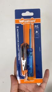 Thiết bị kiểm tra mạch điện xe ô tô Wadfow WTP414501 DC 6-24V tay cầm cách điện đi kèm với kẹp bút điện - Thinksafe