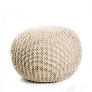 Nordic Style Living Room round Cushion Simple Handwoven Tatami Zafu Seat Pad High End Footrest Stool Shoe Changing Stool