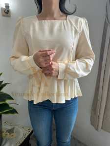 [VEMODE] #LB11 BLOUSE KOREA PEPLUM ZIENA