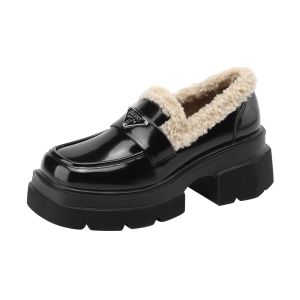 Josiny | Faux Fur Winter Loafers