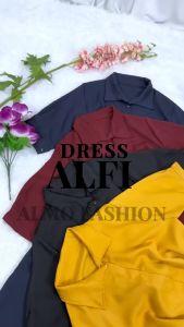 ALMO FASHION [MC] - Dress Alfi / Dress Wanita Kekinian / dress kondangan / Dress / Dress Wanita Terbaru Kekinian Viral / Gaun Pesta Import Mewah / Longdress Wanita / Dress Wanita Dewasa / Baju Dress Wanita Model Terbaru / Baju Wanita / MC02