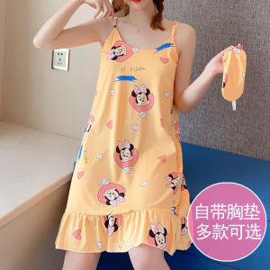 Modal Summer Cartoon One-piece Slip Nightdress