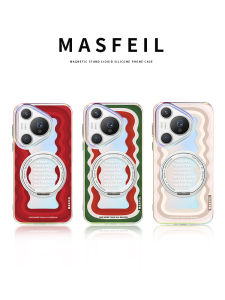 MASFEIL | Huawei Pura80pro Compatible Magnetic Stand Case with Full Protection Red