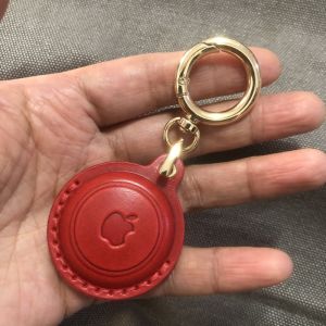 Applicable Airtag Protective Case Apple Airtags Anti-Lost Locator Dogs and Cats Pet Collar Tracker Leather Case