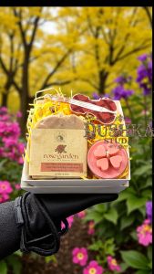 Dushka Handmade Soap and Lipstick Gift Set