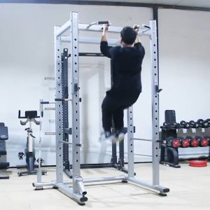 Commercial Power Rack J002 Smith Machine Squat Power Station H/D Landmine Exercise Gym Set All Purpose Cross Fit Cage