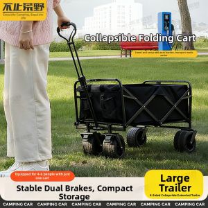 BUZHIHUANGYE | Folding Child Travel Camp Cart