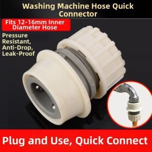 MO DE FA | Quick Connect Hose Fittings for Home Washing Machine and Watering 4 Inch Soft Hose