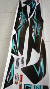 SUPRA FIT NEW (COD) STIKER STRIPING MOTOR HONDA SUPRA FIT NEW - STIKER LIST GRAFIK SIMPLE WARNA VARIASI DESAIN RACING HOLOGRAM DAN TRANSPARAN BISA COD IP.KODE-458