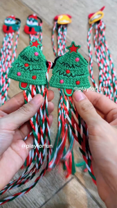 ยางรัดผมคริสต์มาส พร้อมเปีย (Christmas Hair Tie with Braids) คริสต์มาส 2025