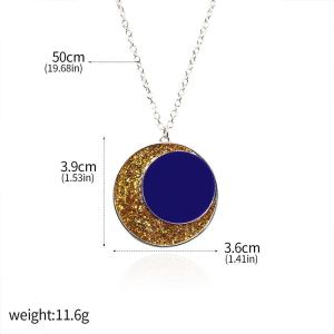Anime The Owl House Necklace Amity Portal Key Retro Gold Color Eye Pendant Necklace for Women Men Jewelry Accessories