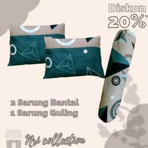 Sarung bantal dan sarung guling Motif aesthetic Bahan katun halus