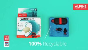 Alpine WorkSafe Earplugs | Anti Noise Reduction Safety Ear Plugs Cover Protection Sound Proof Silicone Tutup Penutup Telinga Bising Kalis Bunyi 耳塞防噪音