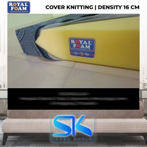 ⁣⁣⁣Kasur Busa ROYAL FOAM Original D16 Tebal 20CM Garansi 10 Tahun Cover Knitting Semua Ukuran | 200x180 | 200x160 | 200x150 | 200x140 | 200x120 | 200x100 | 200x90 | 200x80 | 190x140 | Anti Kempes | Tahan Kempes | Anti Tungau | Anti Bakteri | Anti Bau Apek