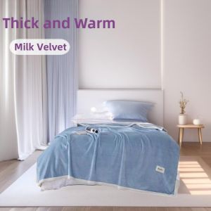 Milk Wool Lamb Fluff Thickening Comfort Blanket