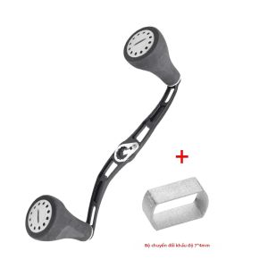 Tay Cầm Máy Câu Cá Hợp Kim CNC EKFan 150MM Với Núm EVA 40G Dành Cho Máy Câu Baitcast/Casting - Phụ Kiện Câu Cá Nhẹ