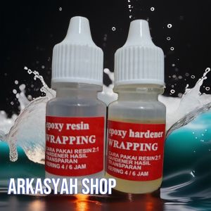 LEM JORAN JAGO EPOXY HARDENER RESIN BENING HASIL TRANSPARAN 30ML & 20ML & 10ML (LEM JORAN LEM KERAJINAN LEM 2 KOMPONEN LEM SUPER KUAT LEM SPUL SPEKER LEM SERBAGUNA)
