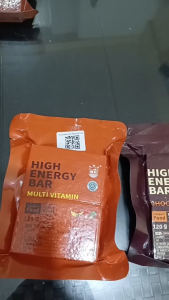 1 BOX - HIGH ENERGY BAR (125g x 12)-MULTIVITAMIN - Exp. Date 2044