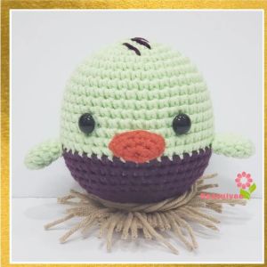 Thú bông len handmade - Gà con móc len dễ thương /Hoavuivee